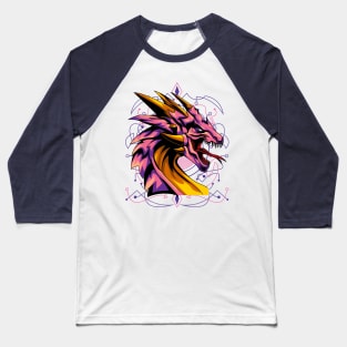 dragon head classic retro Baseball T-Shirt